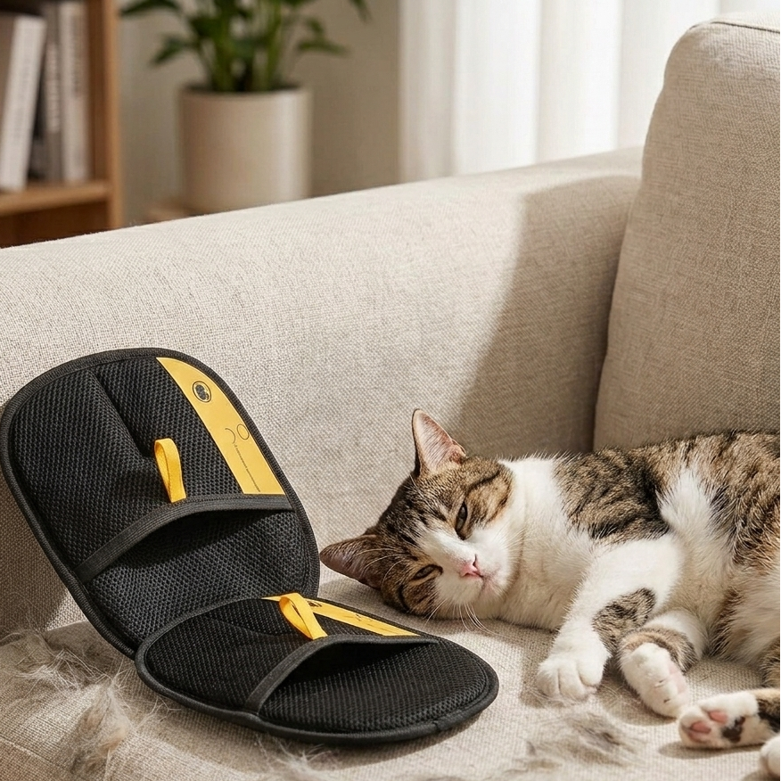 Guantes para quitar el pelo de mascotas